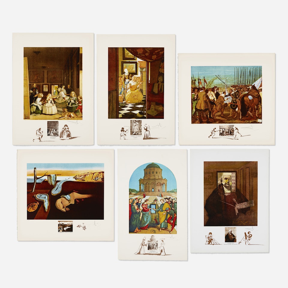 Changes in Great Masterpieces by Salvador Dali