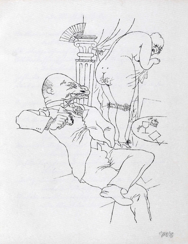 Alfred Meyer, Munkepunke Dionysos. Groteske Liebesgedichte, Fritz Gurlitt, Berlin by George Grosz