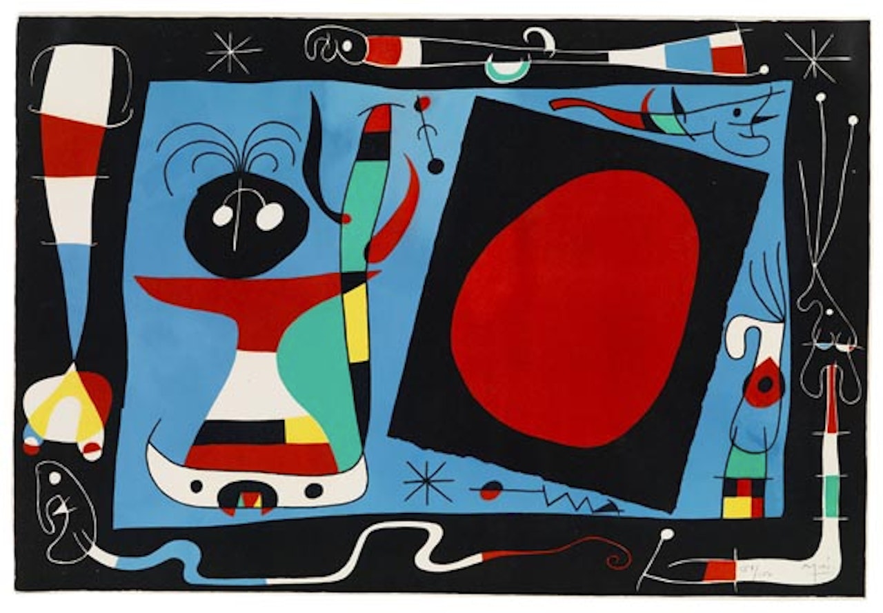 Femme au miroir by Joan Miró