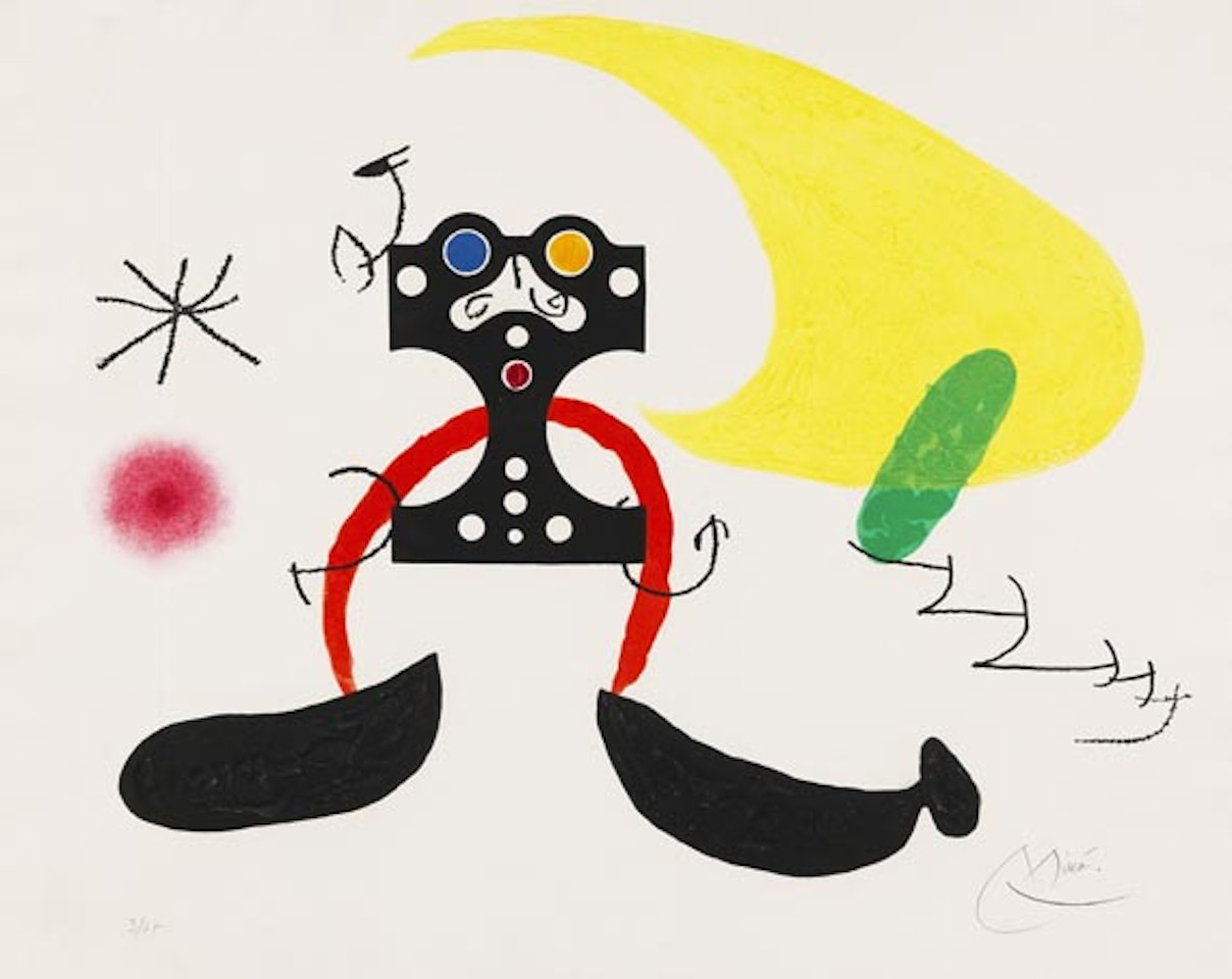Le cosmonaute by Joan Miró