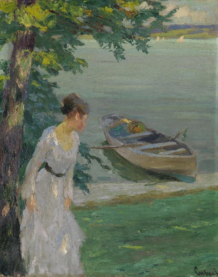 Dame am See by Edward Cucuel