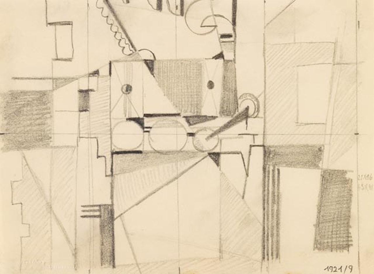 Lokomotive II by Walter Dexel