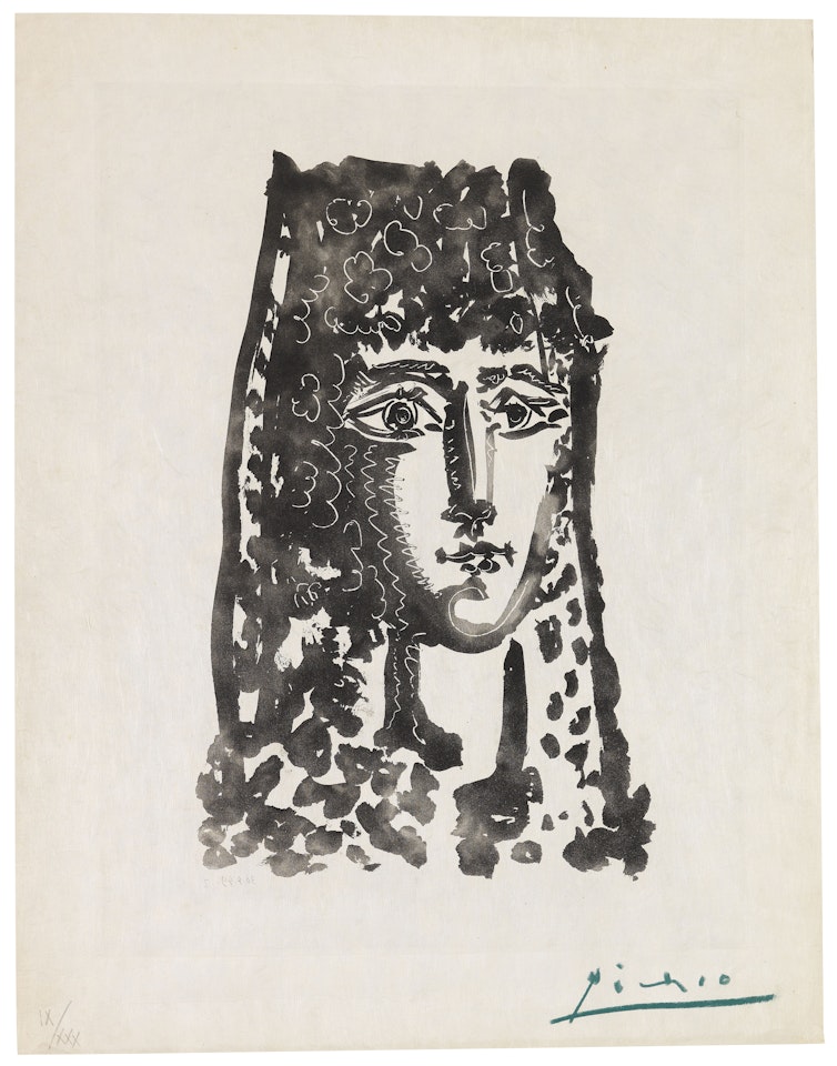 Femme à la Mantille: Carmen by Pablo Picasso