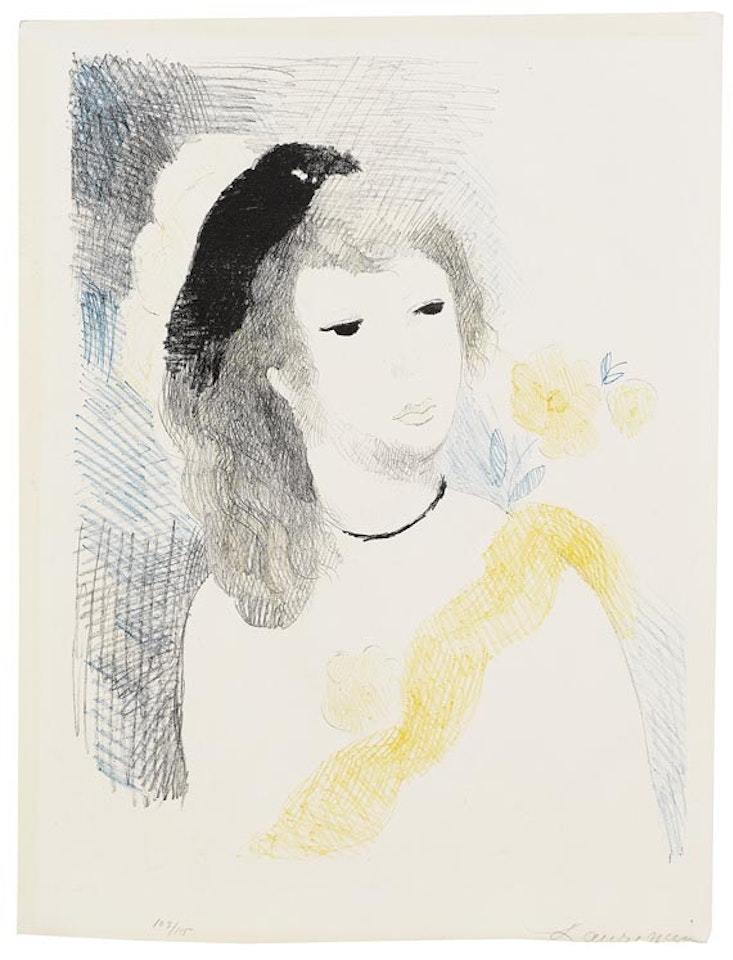 Portrait d'une Fille by Marie Laurencin
