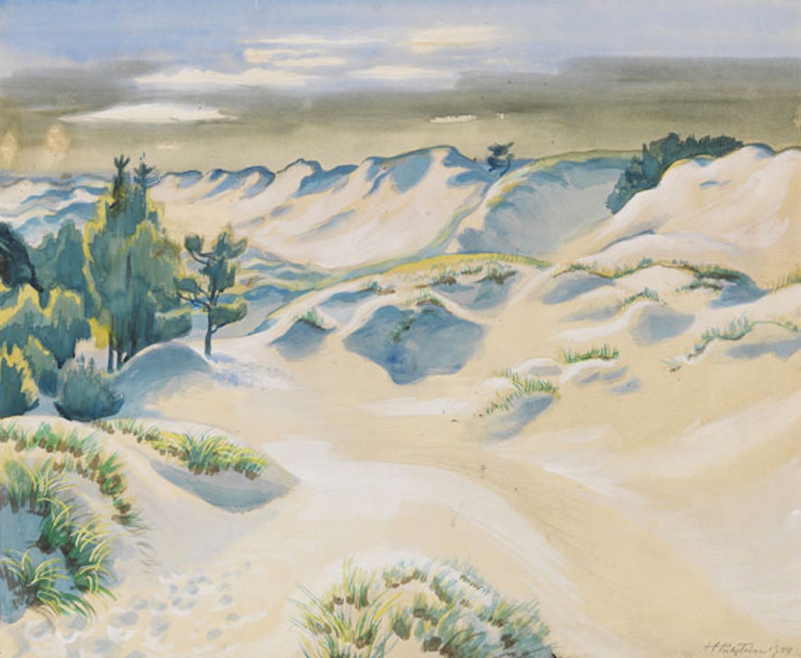 Dünenlandschaft by Max Pechstein