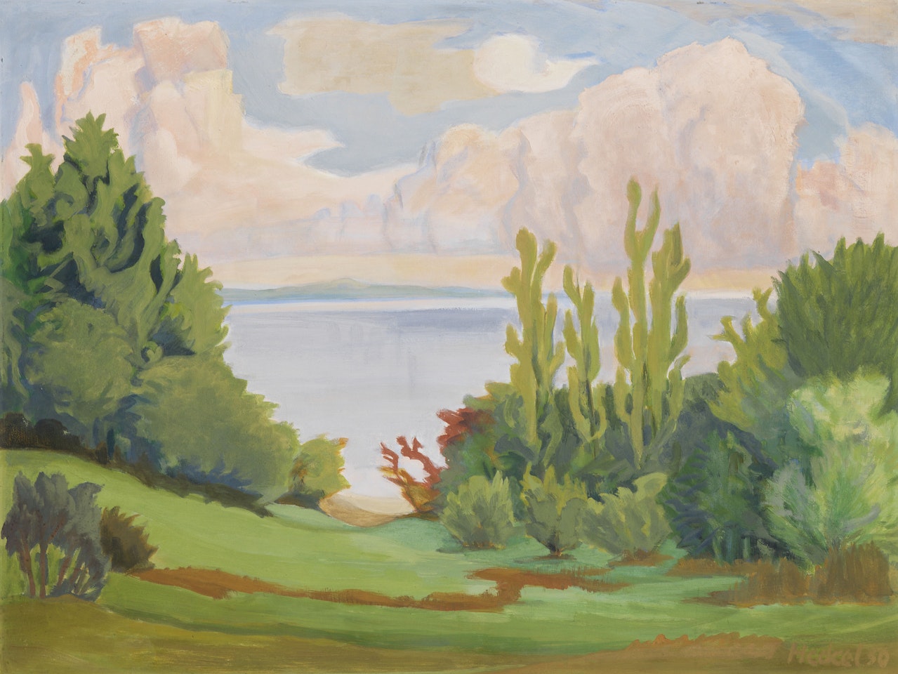 Am See by Erich Heckel
