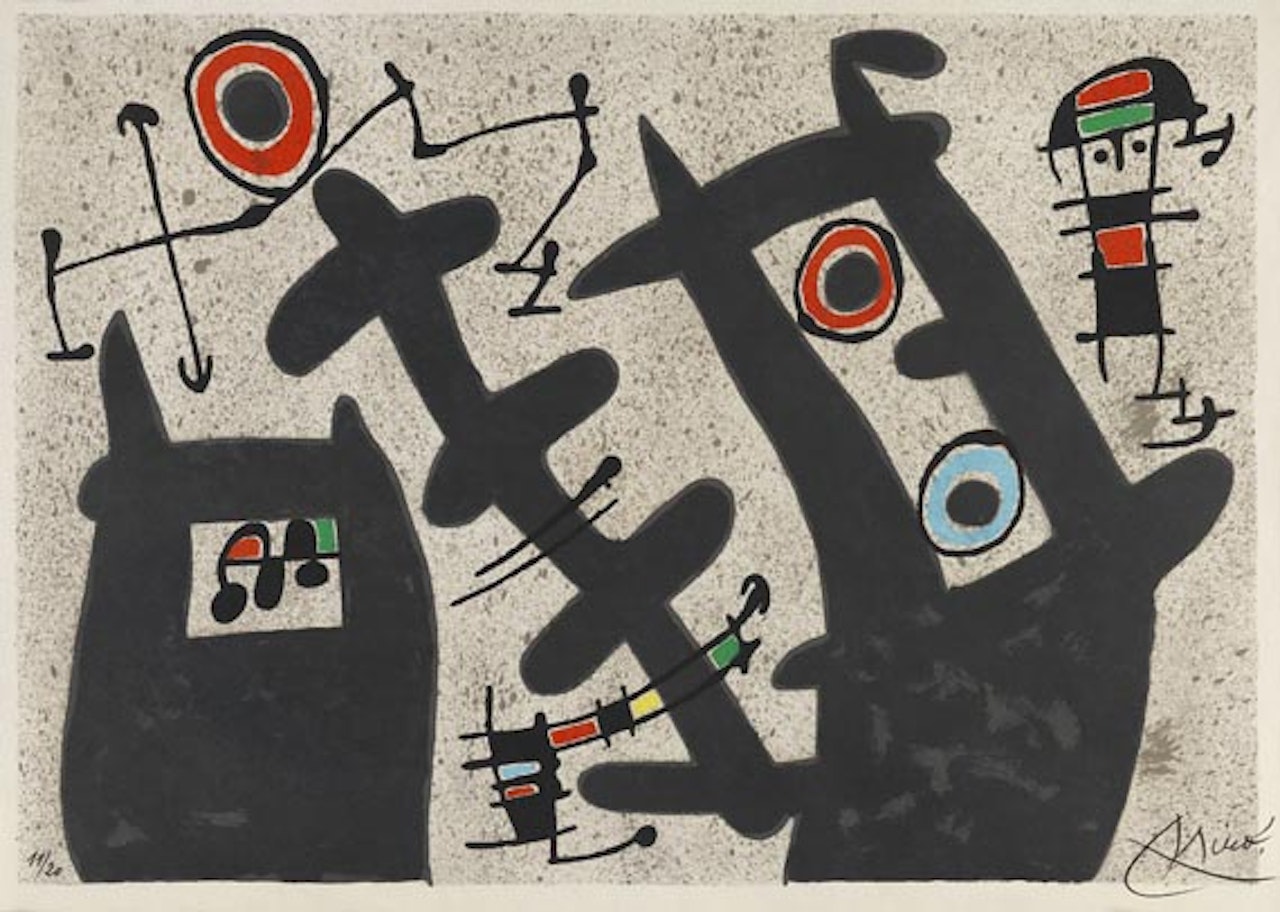 Aus: Le lézard aux plumes d'or by Joan Miró