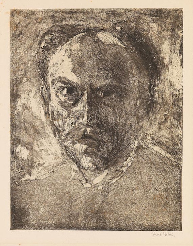E.N. (Selbstporträt) by Emil Nolde