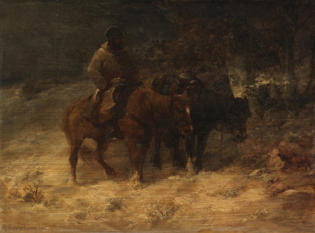 Die Heimkehr by Adolf Schreyer