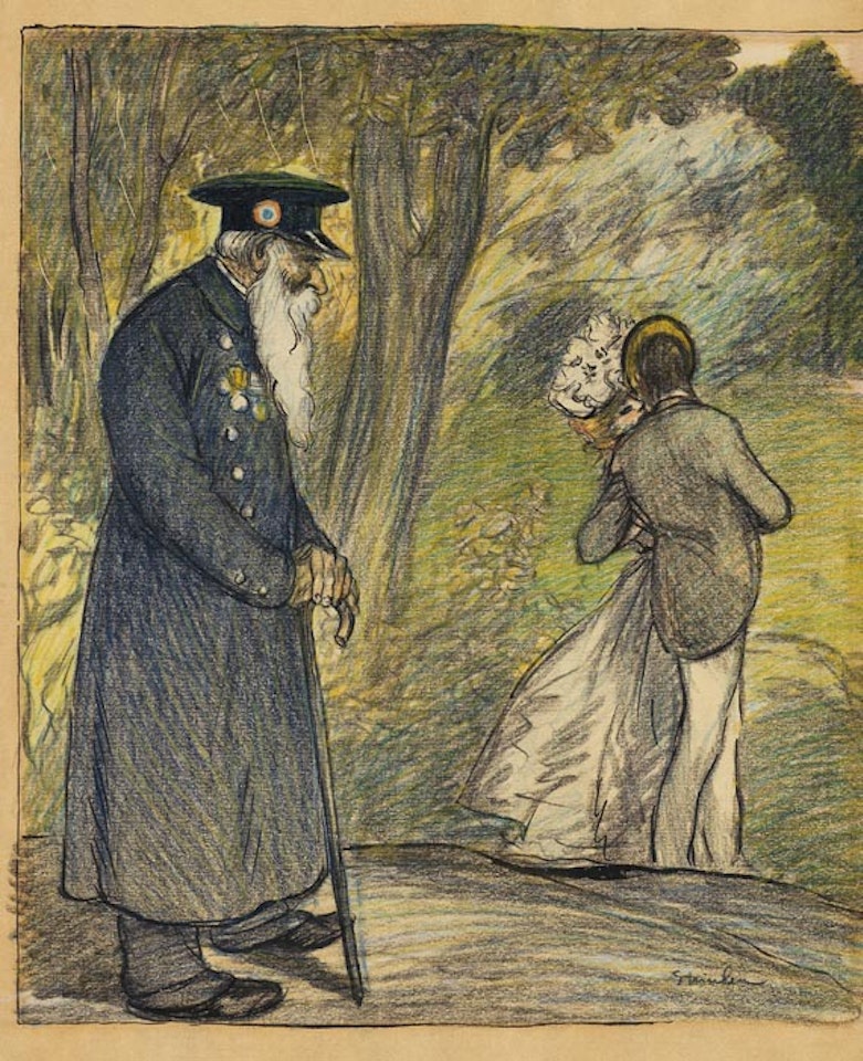 L'Amour au Vert by Théophile Alexandre Steinlen