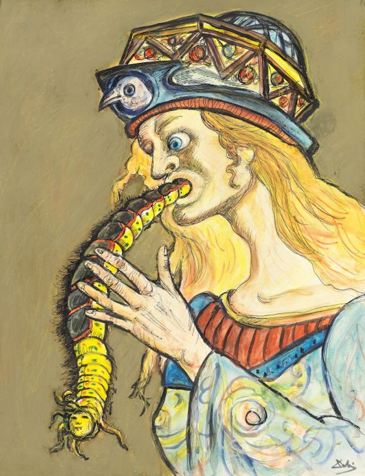 Projet pour La Flute enchantee by Salvador Dali