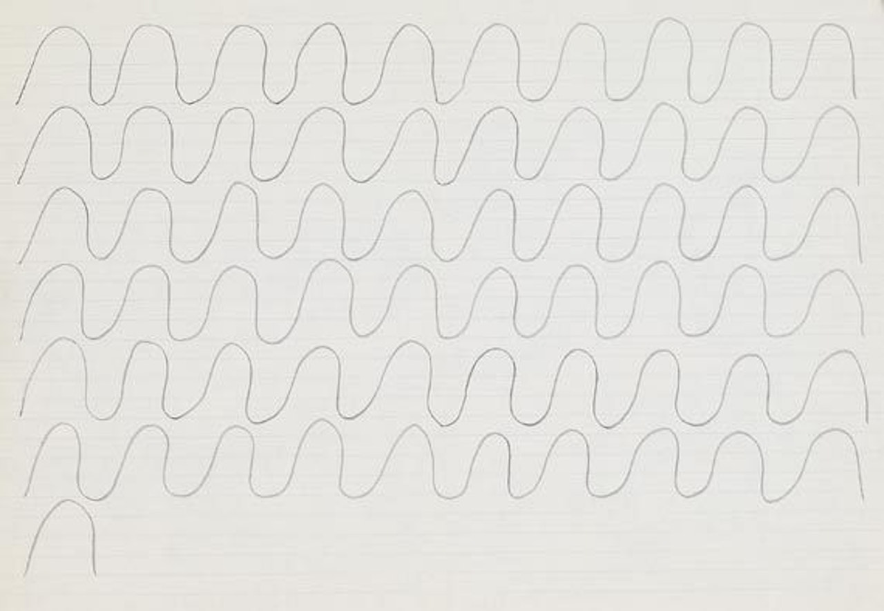 Grosse Bogenformen by Hanne Darboven
