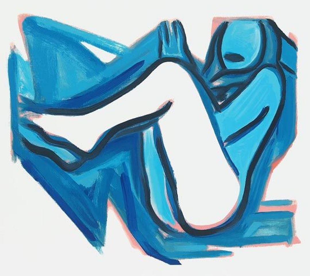 Blue Nude # 3 by Tom Wesselmann