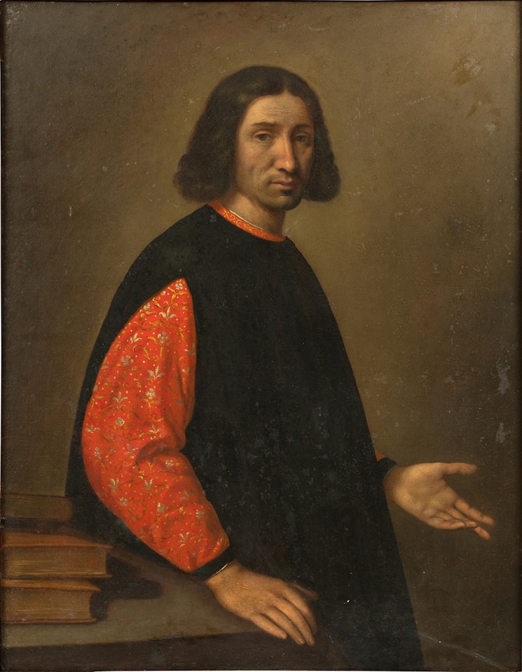 Presumed portrait of Niccolò Machiavelli (1469-1527) by Florentine School