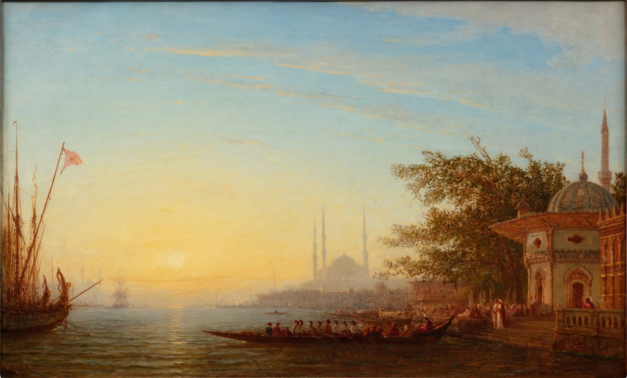 Caicos in front of Saint Sophia by Félix Ziem