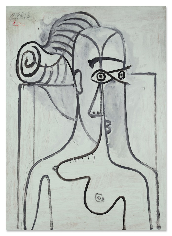 Femme dans un fauteuil. Buste by Pablo Picasso