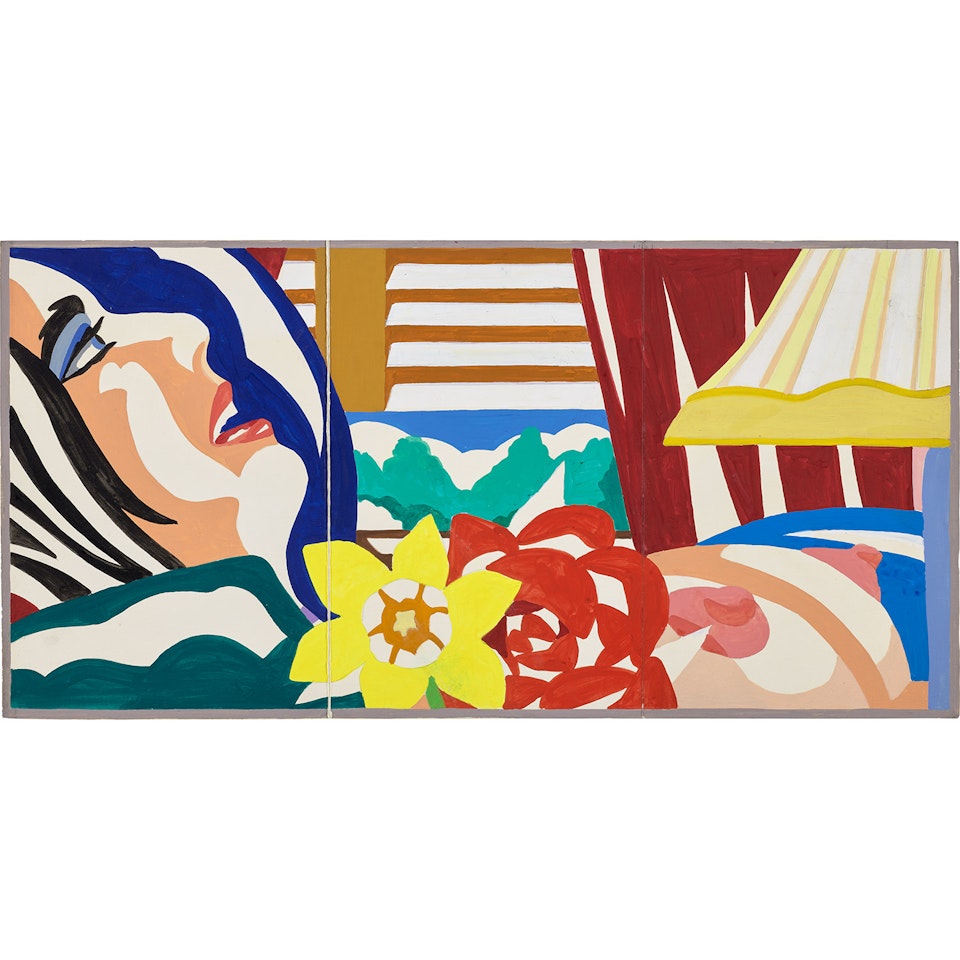 Study for Bedroom Nude (folding screen) by Tom Wesselmann