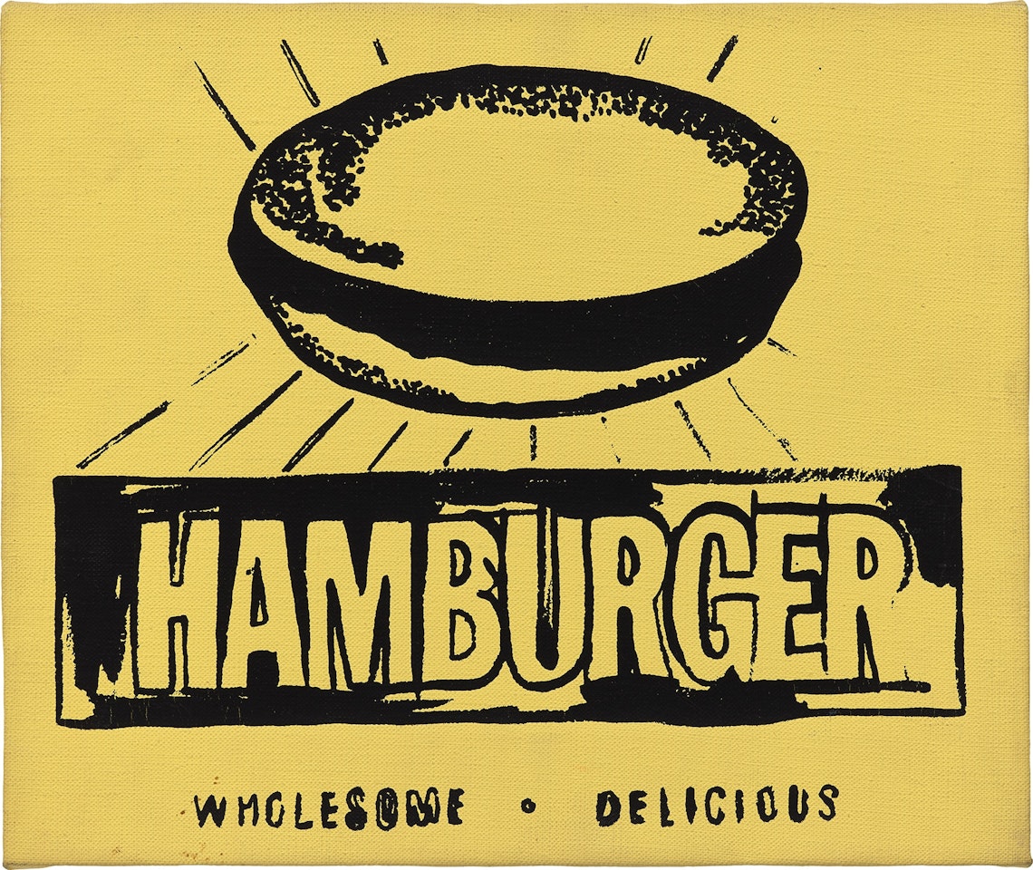 Hamburger by Andy Warhol