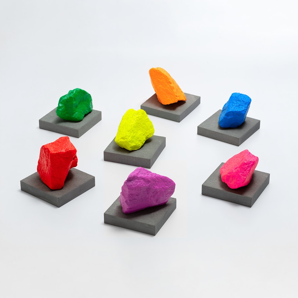 Seven Small Mountains by Ugo Rondinone