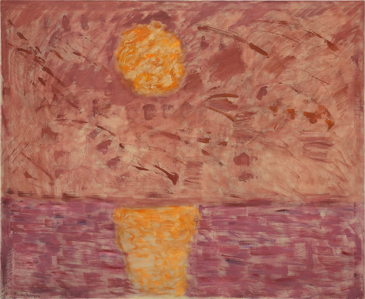 Hot Moon by Milton Avery