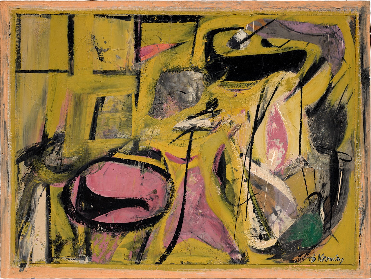 Event in a Barn by Willem de Kooning