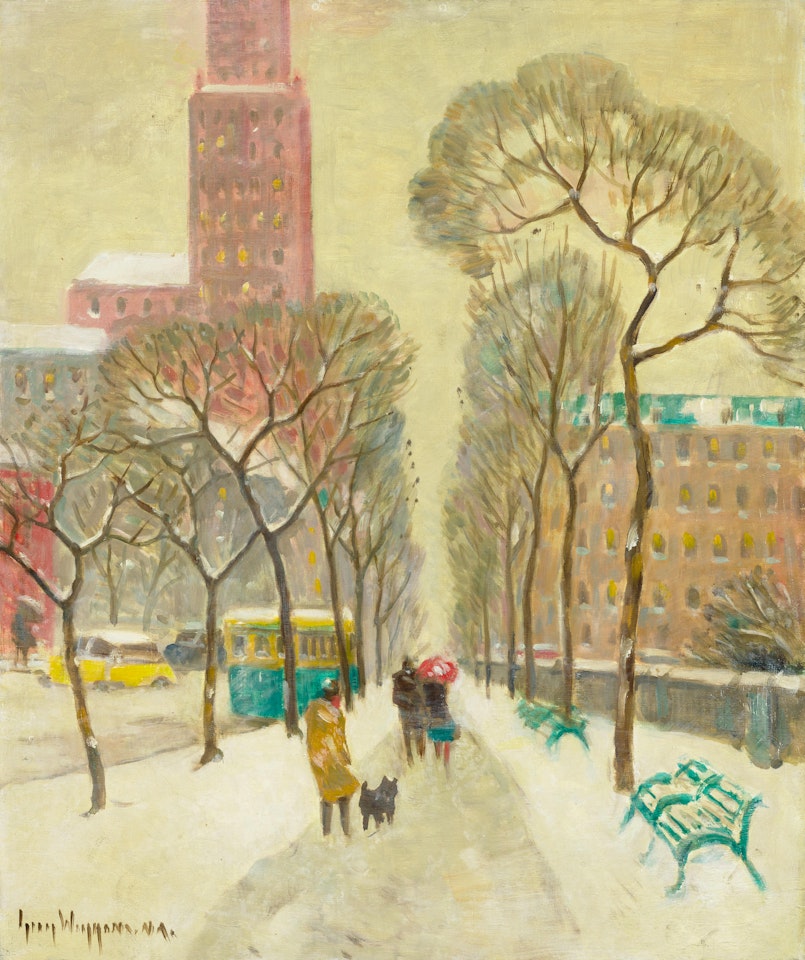 A Walk Along 5th Avenue by Guy Carleton Wiggins