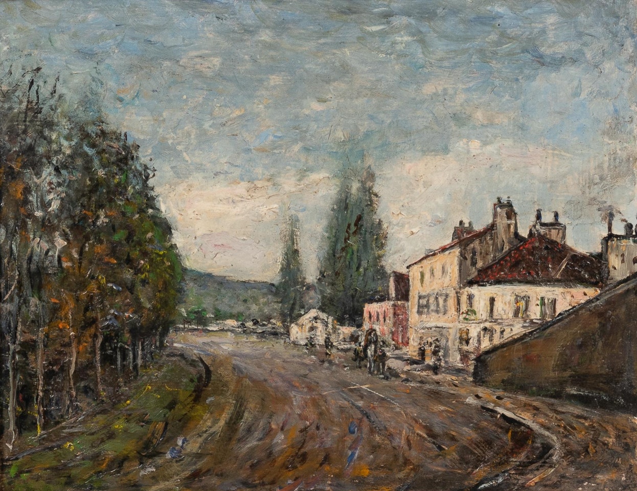 Village Street by French School