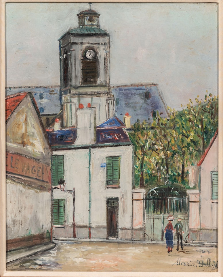 Eglise Sainte Marguerite à Paris by Maurice Utrillo
