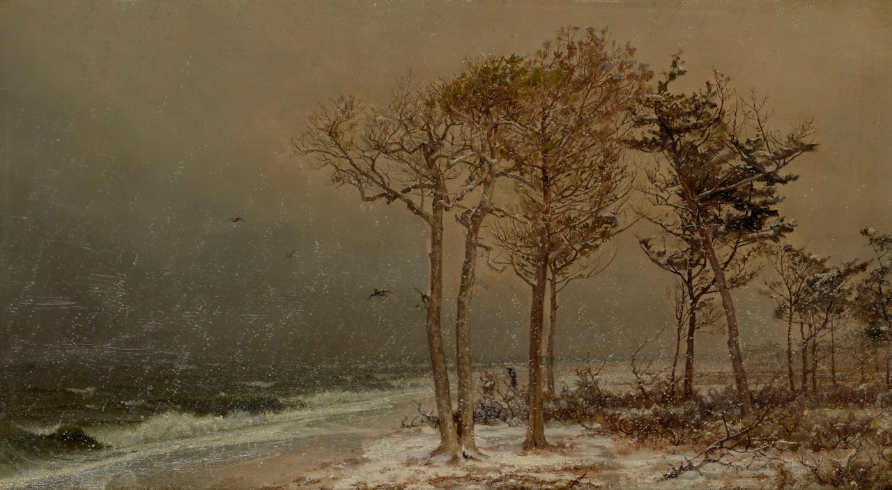 Snow Storm, Atlantic City by William Trost Richards