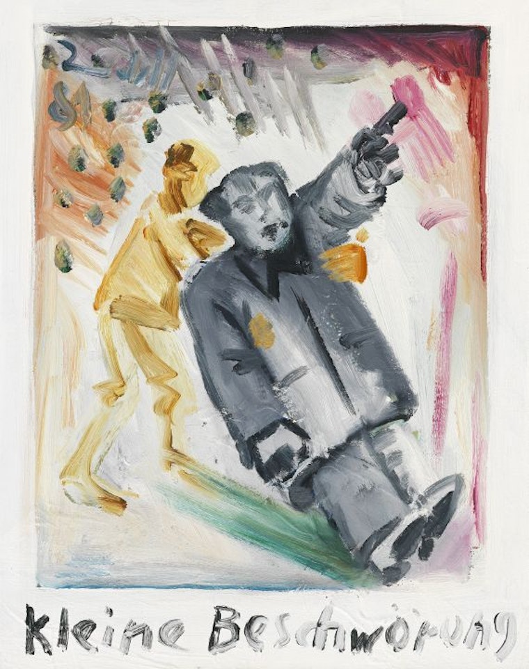 Kleine Beschwörung by Jörg Immendorff