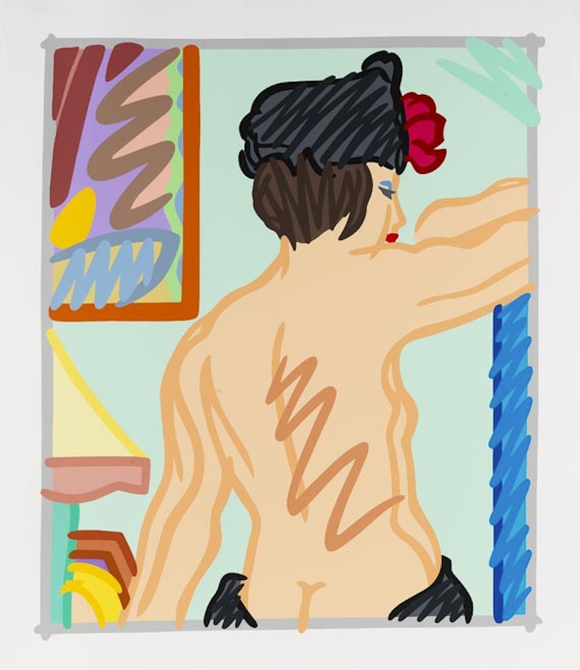 Judy with black hat by Tom Wesselmann