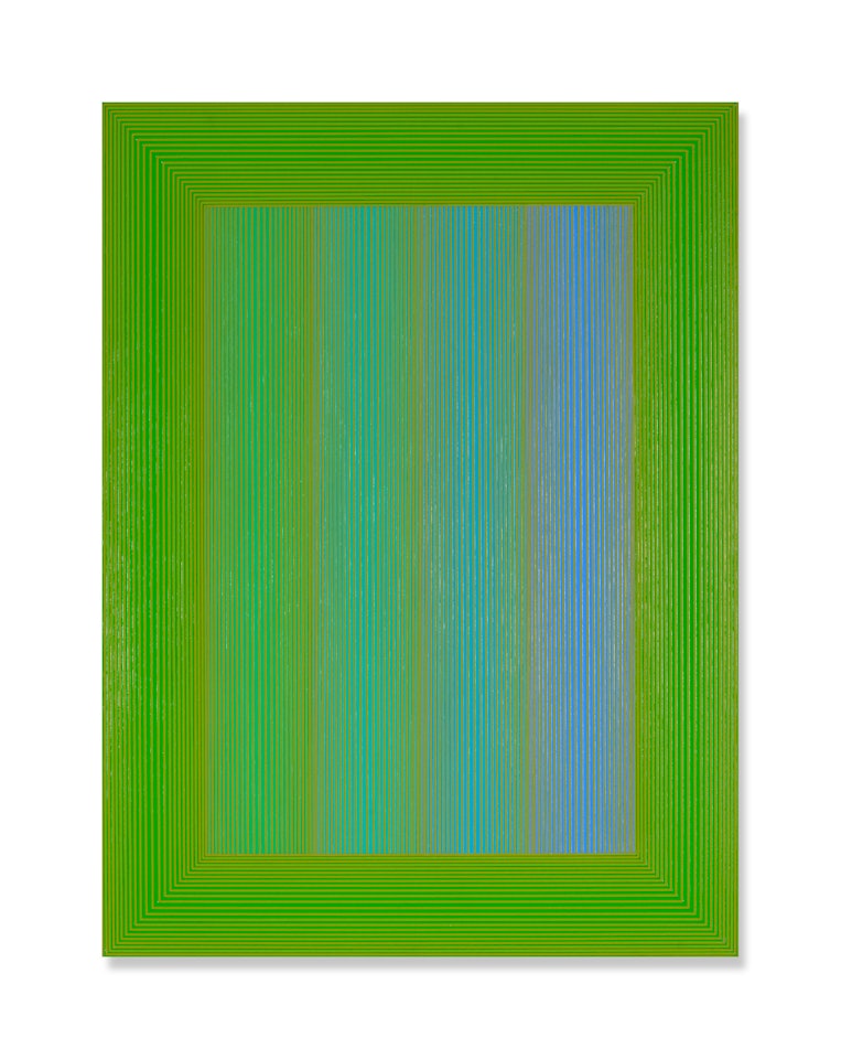 Soft to Hard - Green Bound by Richard Anuszkiewicz