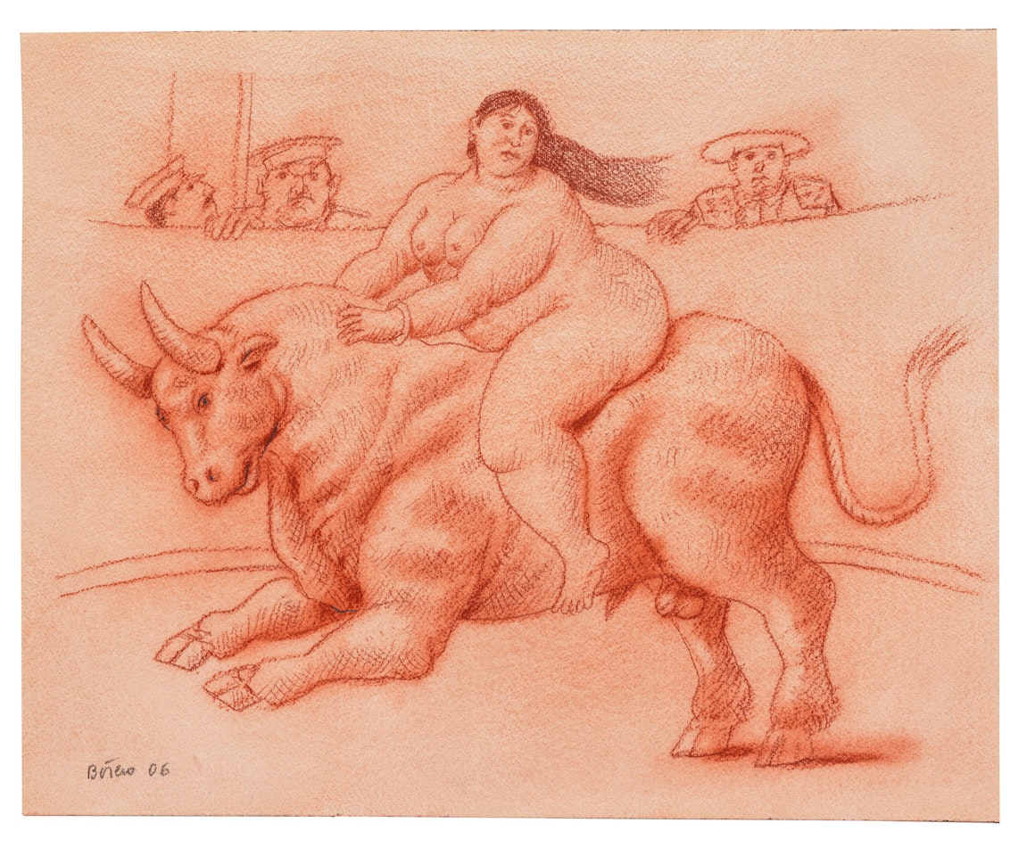 Europe and the Bull by Fernando Botero
