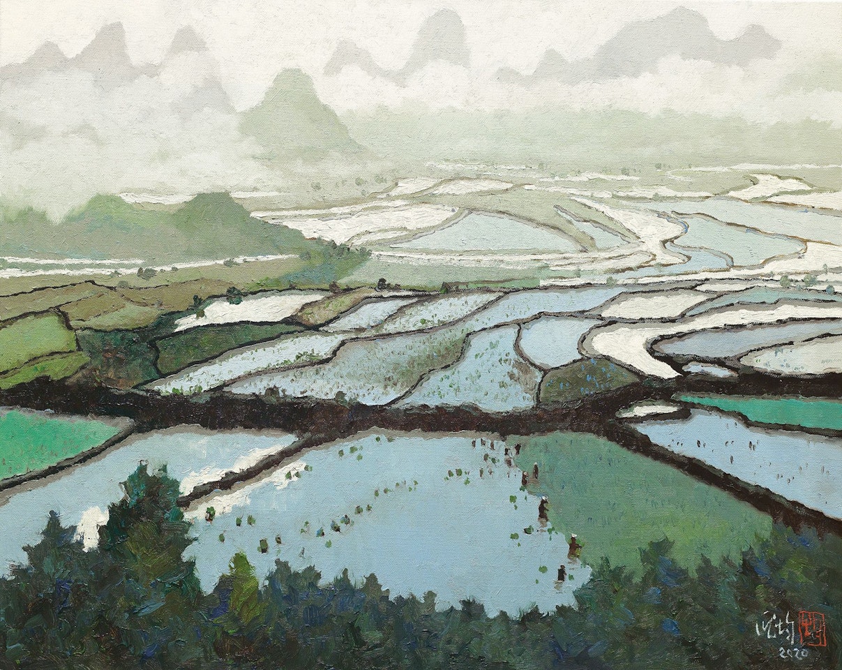 Layer Upon Layer,Towards the Mountains by Pang Jiun