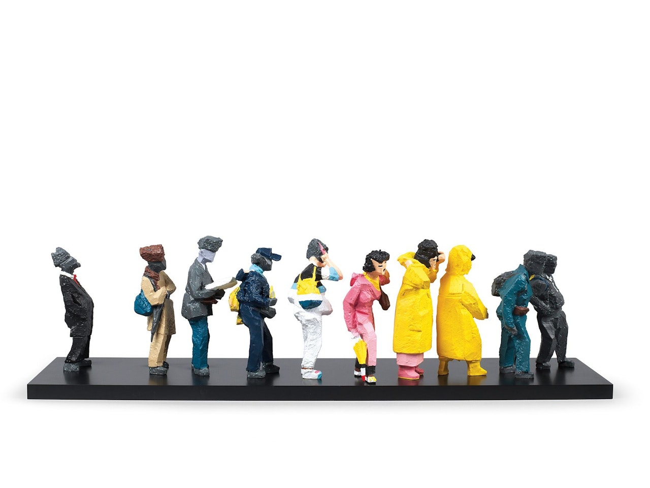 Living World Series - Lining Up by Ju Ming