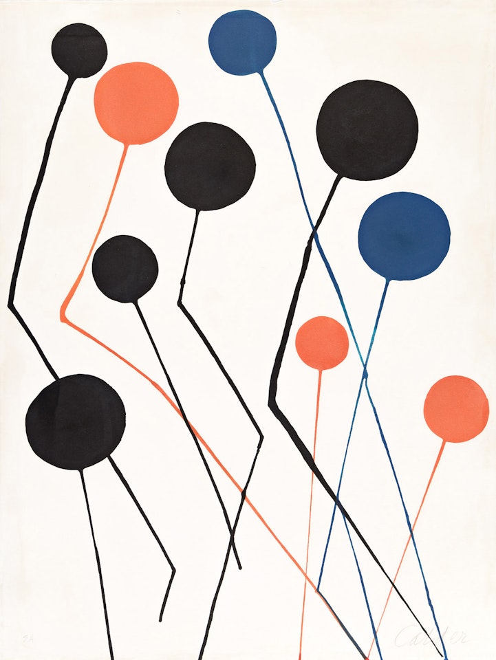 The Blue Balloon by Alexander Calder