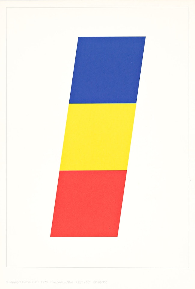 Sample Portfolio by Ellsworth Kelly