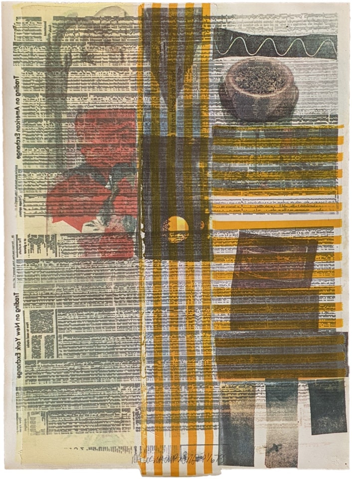 One More and We'll Be More Than Half Way There by Robert Rauschenberg