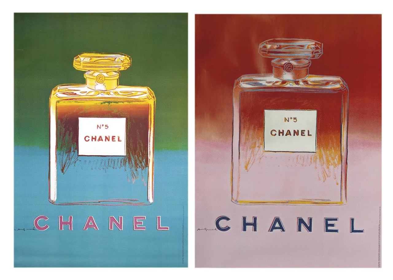 Two Chanel No. 5 posters. by After Andy Warhol