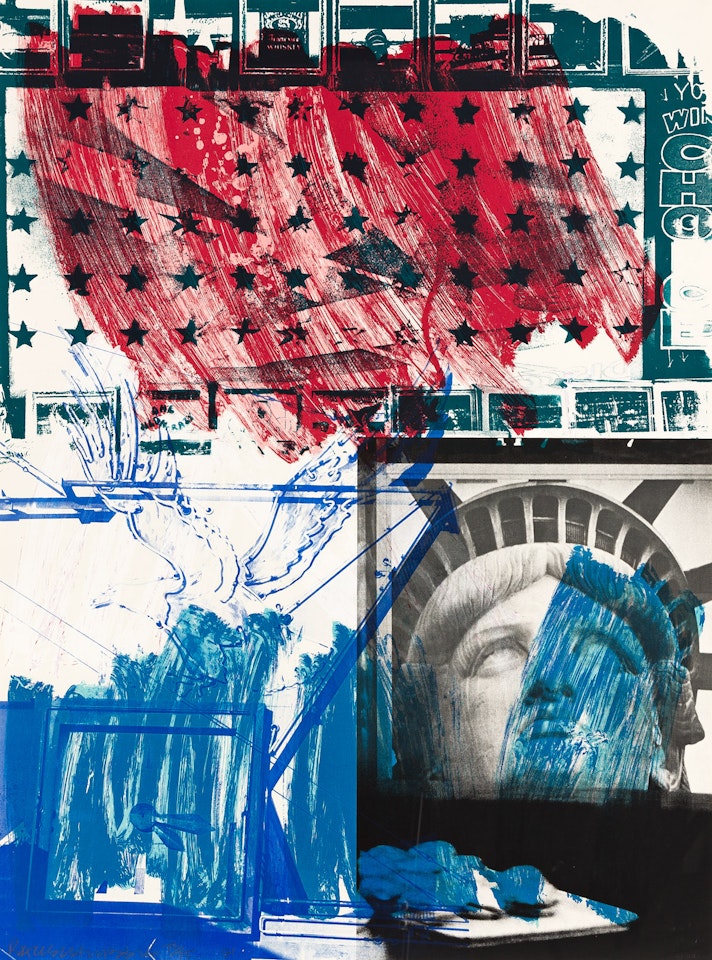 People for the American Way Print by Robert Rauschenberg