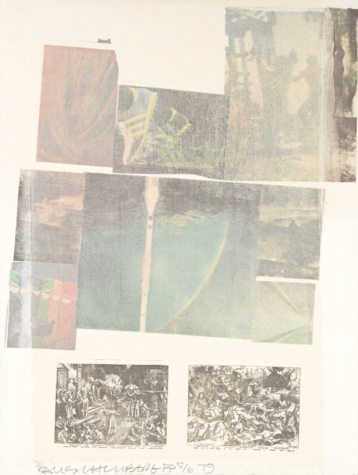 People Have Enough Trouble Without Being Intimidated by an Artichoke by Robert Rauschenberg