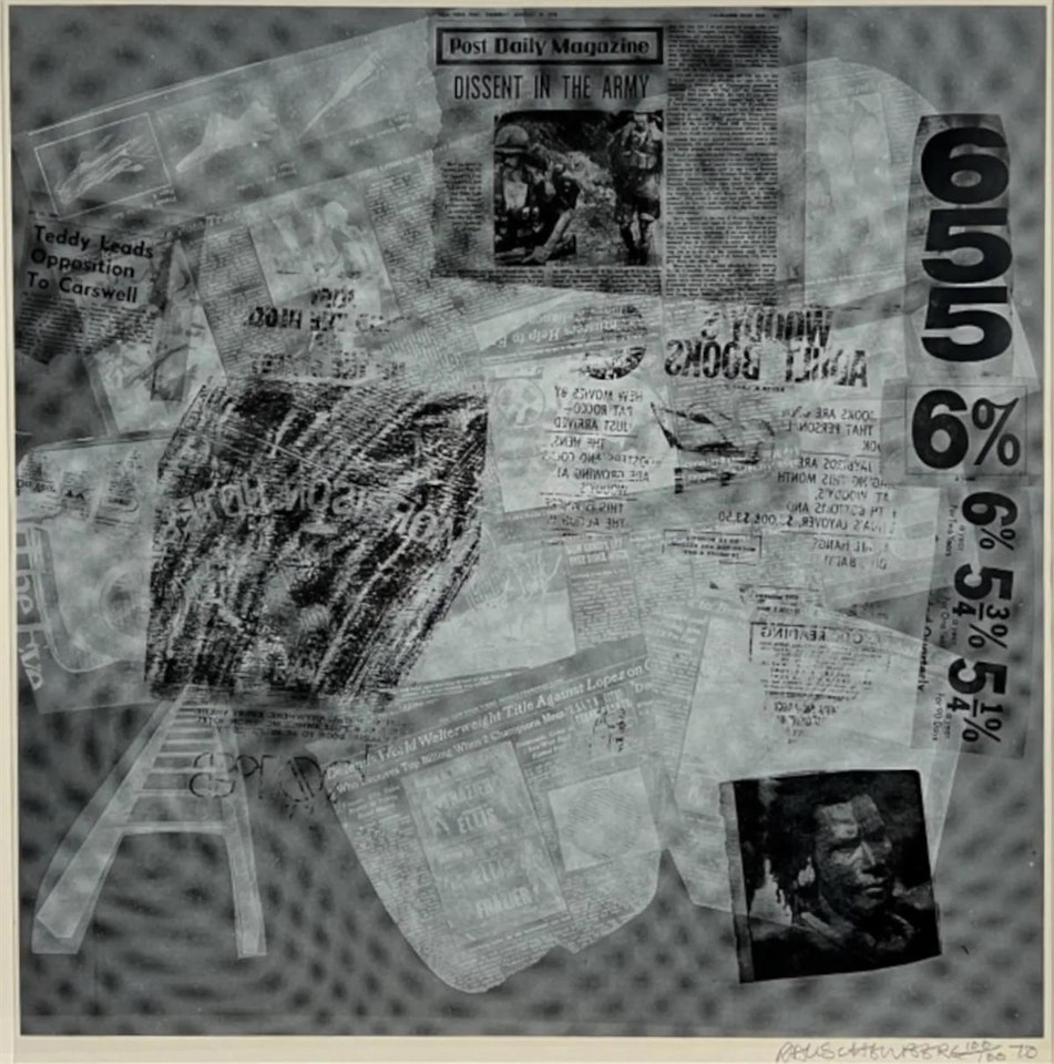 Surface Series from Currents by Robert Rauschenberg