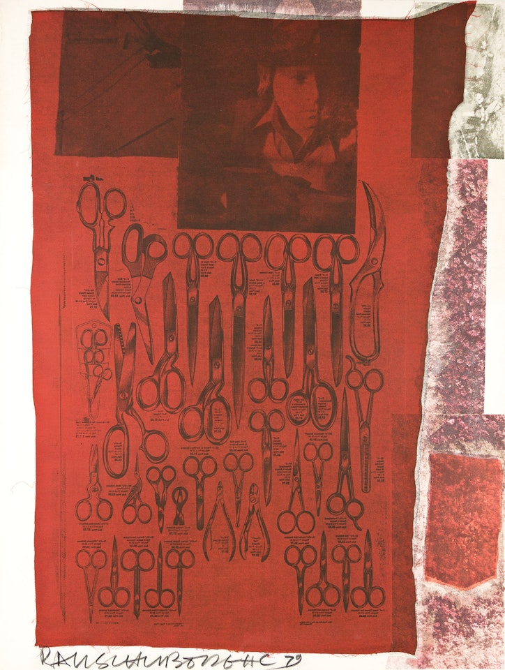 More Distant Visible Part of the Sea by Robert Rauschenberg