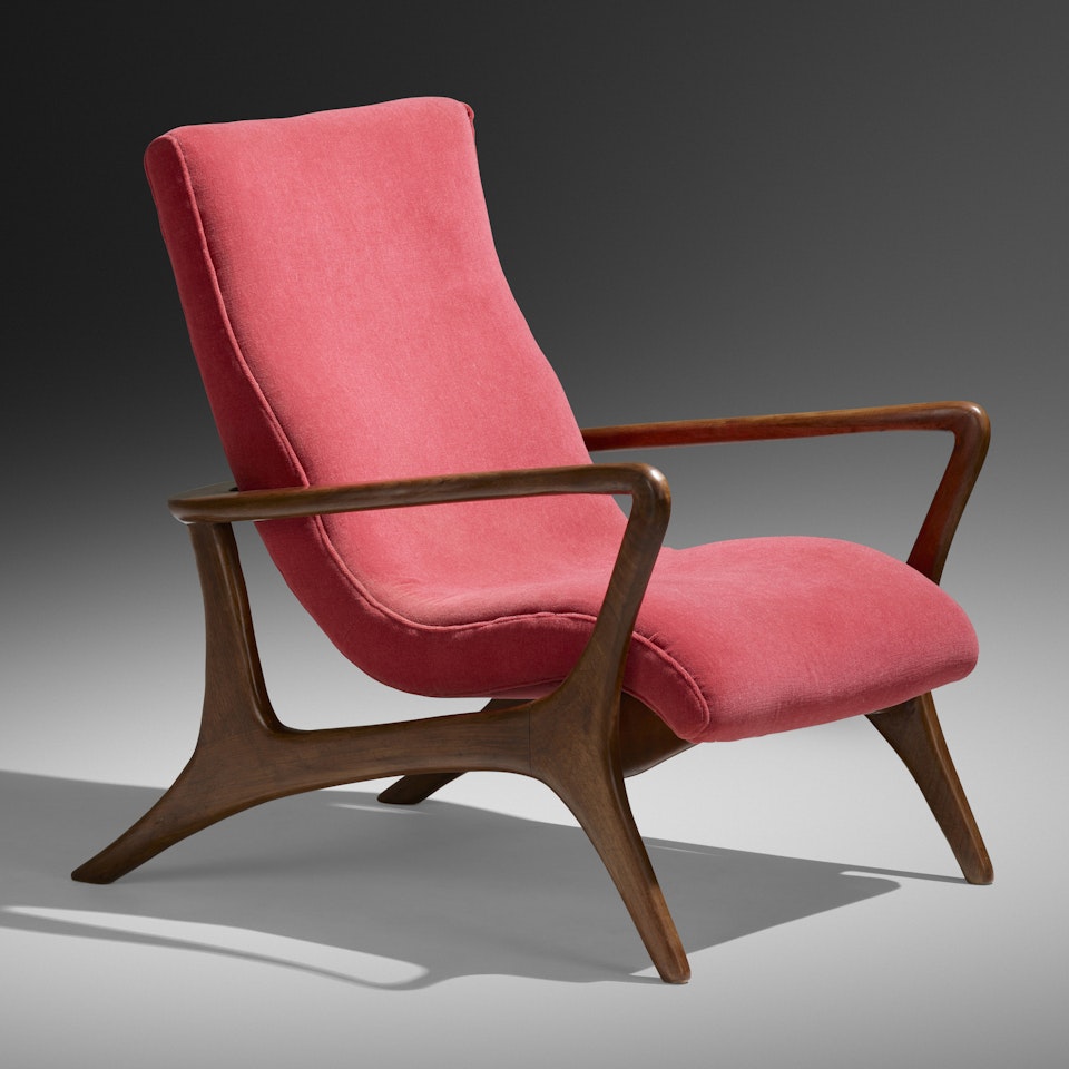 Custom Contour lounge chair by Vladimir Kagan