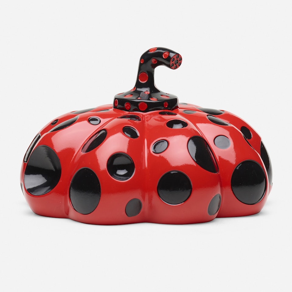 Naoshima pumpkin by Yayoi Kusama