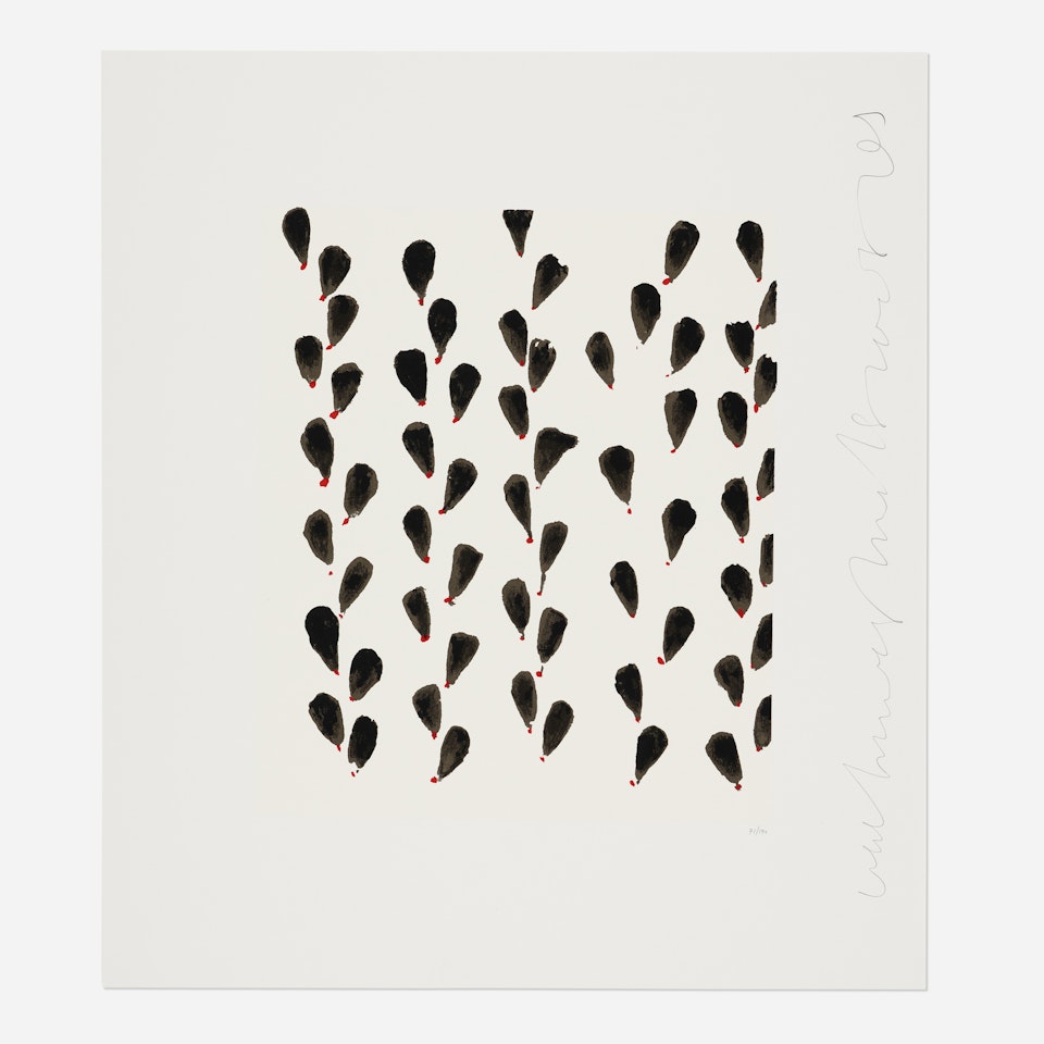 Wallflowers 33 (from the Wallflowers series) by Donald Sultan