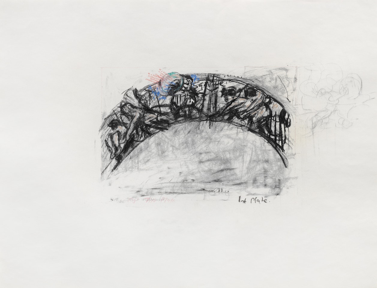 Untitled (Arc/ Procession) by William Kentridge