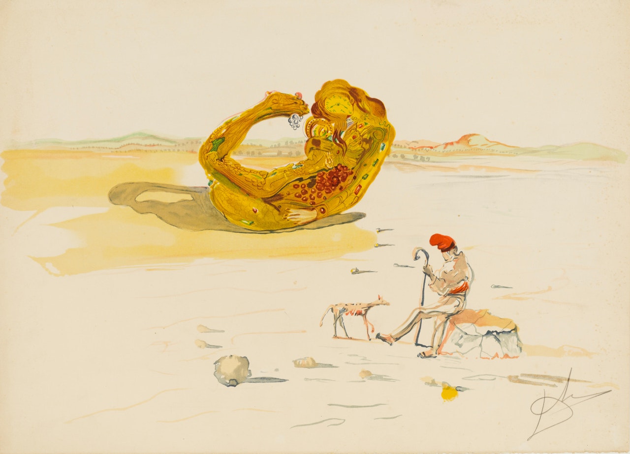 DESERT JEWEL, by Salvador Dali