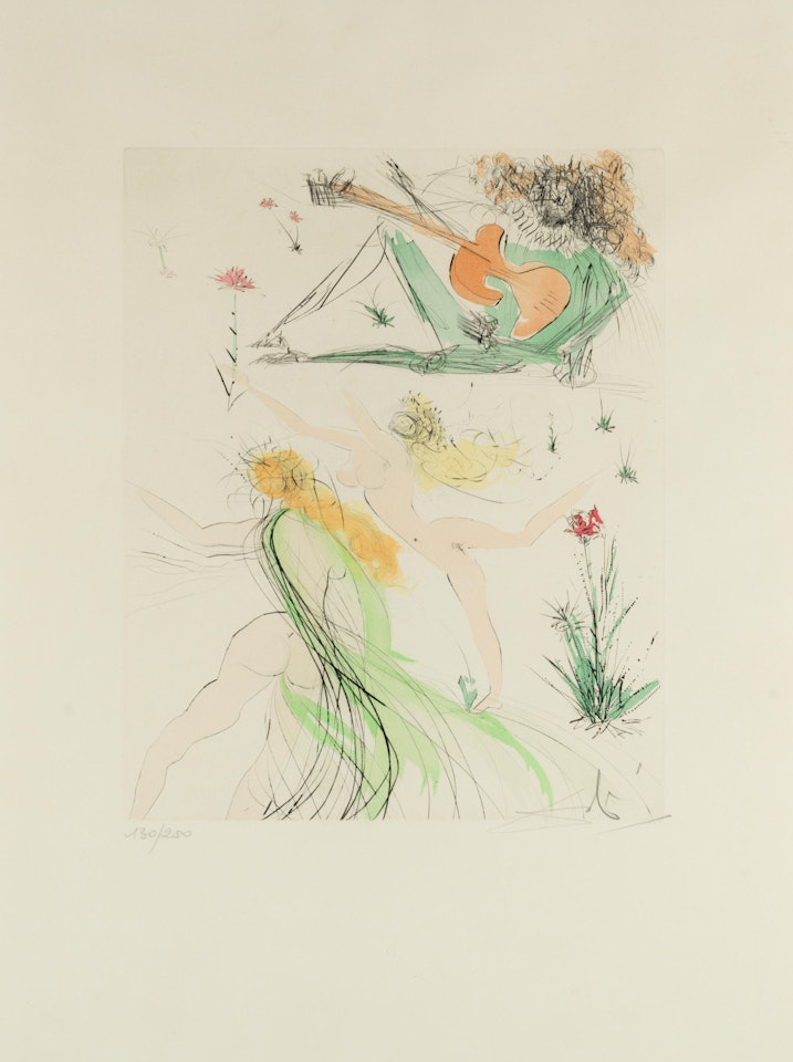 LA JOIE DE VIVRE by Salvador Dali
