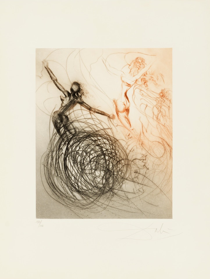 FEMMES DANS LES VAGUES, by Salvador Dali